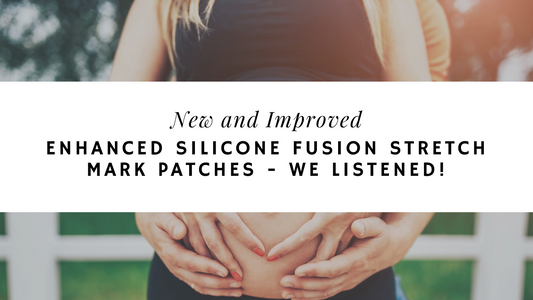 New and Improved Enhanced Silicone Fusion Stretch Mark Patches - We Listened!