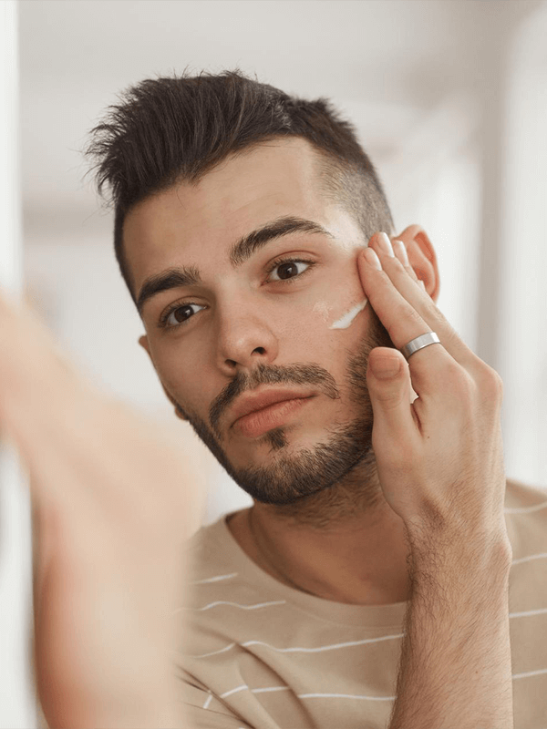 dry skin on face male